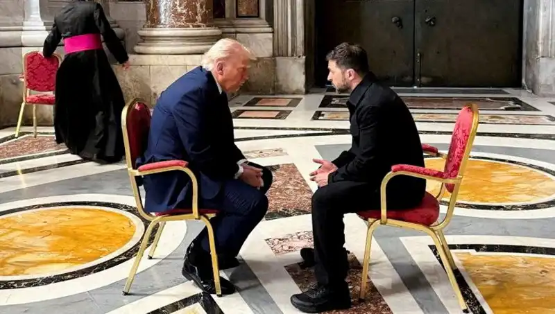 Zelenski, Trump ile En İyi Görüşmelerinin Vatikan'da Olduğunu Açıkladı!