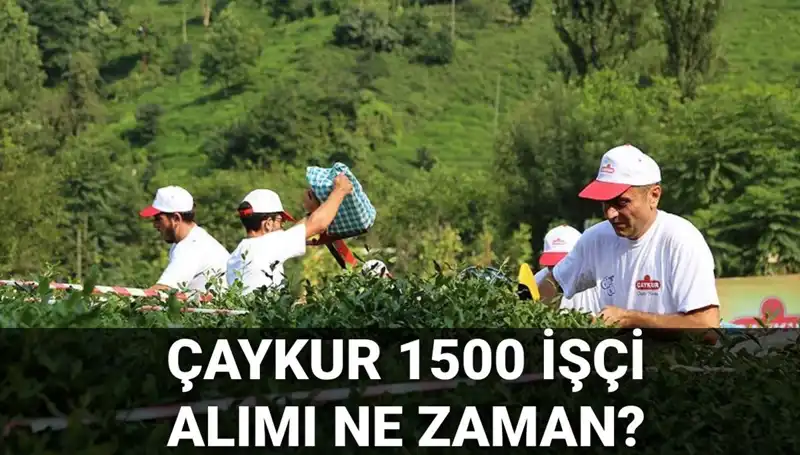 Çaykur İşçi Alımı için Başvuru Tarihleri Açıklandı!
