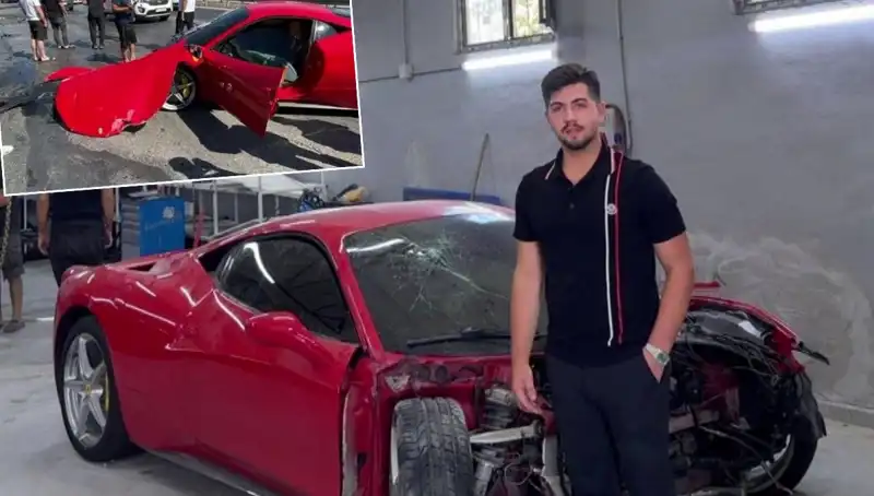 ** 15 Milyon Dolarlık Ferrari Hurdaya Döndü: Sahibi Kayıp Yaşadı!**