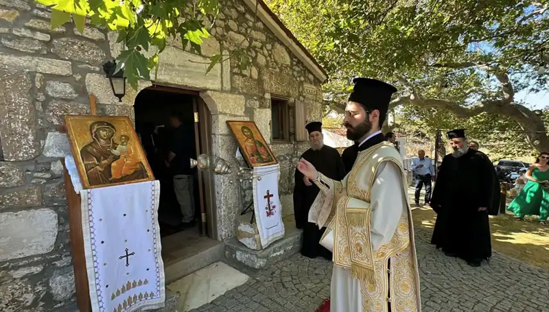 Bozcaada’da Heyecanla Beklenen Aya Paraskevi Günü Ayini Gerçekleşti
