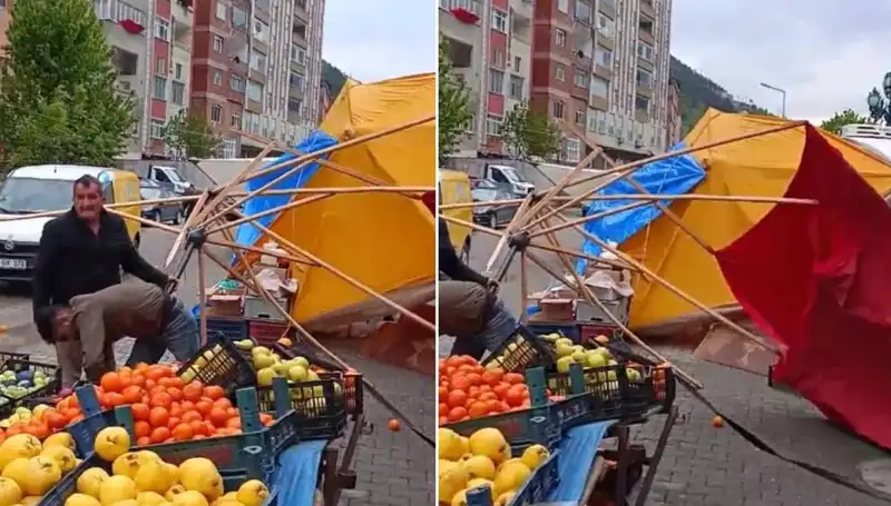 Artvin'de Fırtına Neden Olduğu Hasarla Uyanıldı