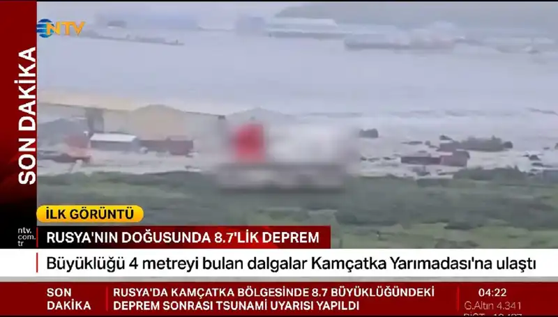 Kamçatka Kıyılarında İlk Tsunami Dalgaları: Hızla Gelişen Olaylar Neyi İfade Ediyor?