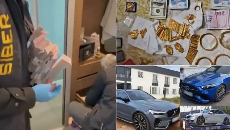 Ülke Genelinde Dev Operasyon: 568 Gözaltı, Lüks Otomobiller ve Balya Balya Paralar